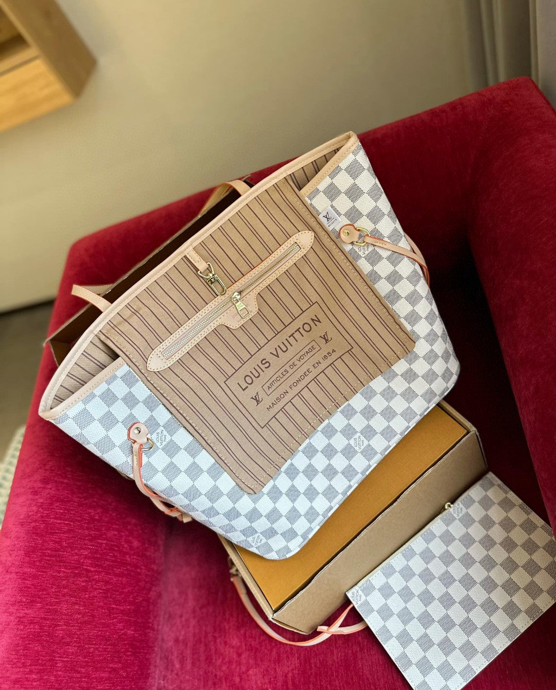 【ルイヴィトン】入手困難・大人気★限定!ネヴァーフル トートバッグ