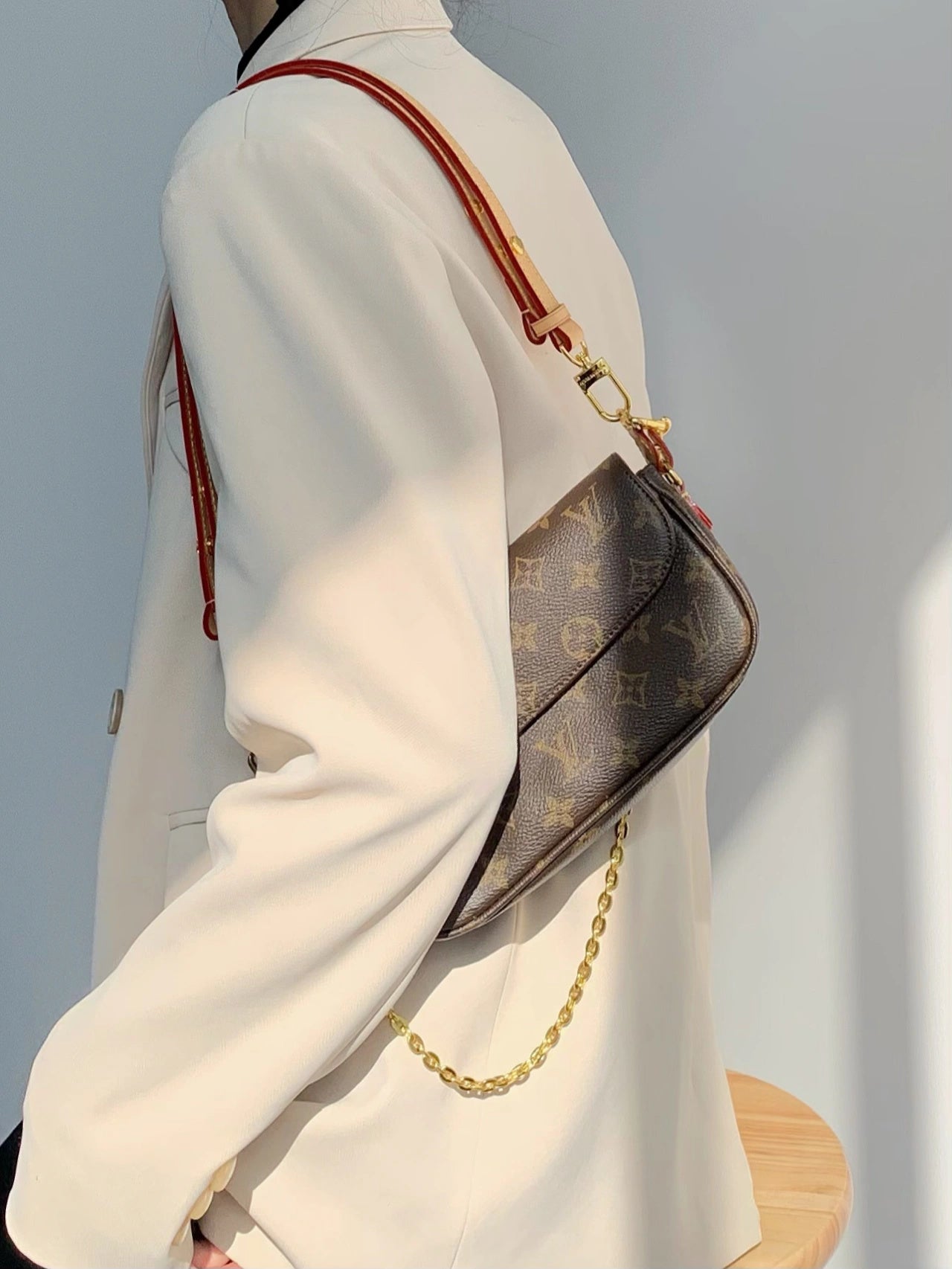 【ルイヴィトン】新作WALLET ON CHAIN IVY ショルダーバッグ