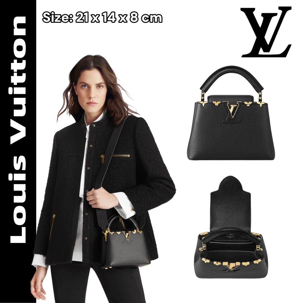 【ルイヴィトン】大人気♡ カプシーヌ ミニ ブラックM56669