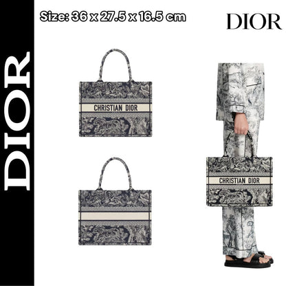 【ディオール】早い者勝ちブックトートミディアム バッグ　ロゴ
