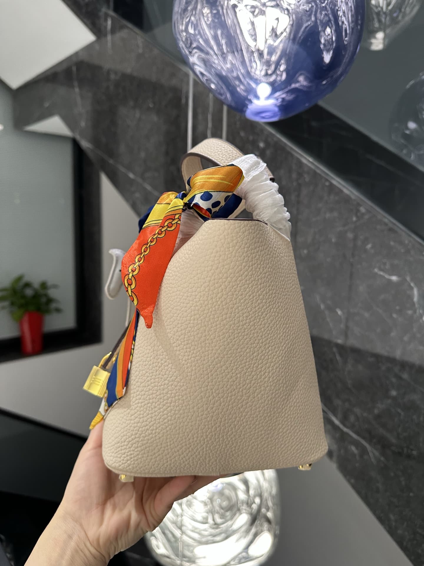 【エルメス】入手困難なピコタンロックPM18＋内袋＋ポニーペンダント＋スカーフ