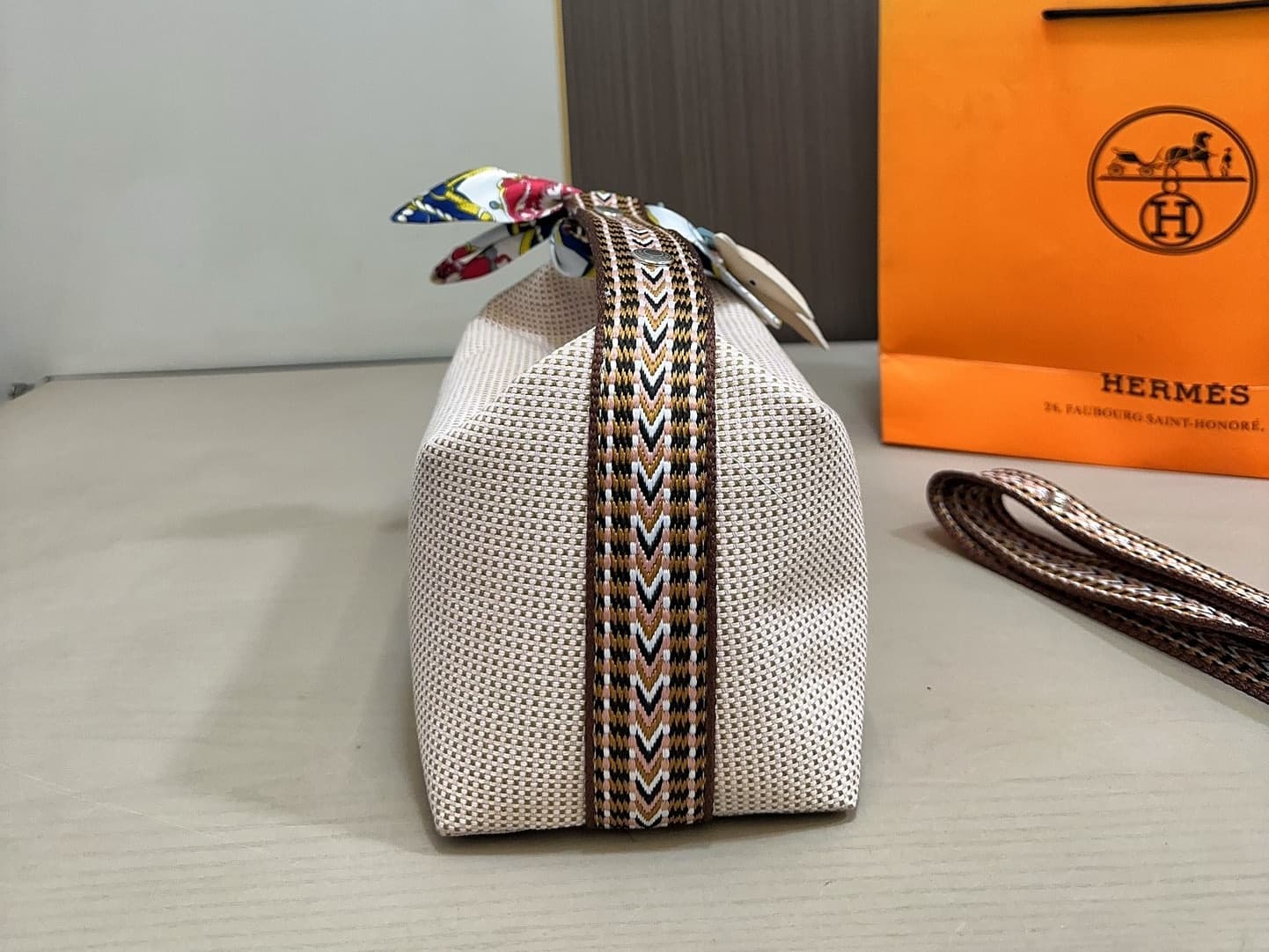 【エルメス】希少◆2wayバッグにも★GMサイズ ポーチ