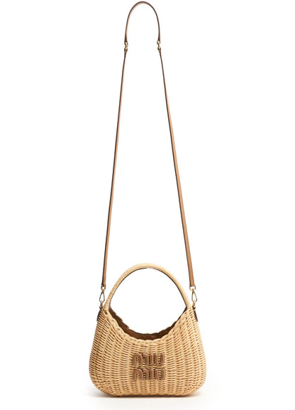 【ミュウミュウ】夏に最適☆ ミュウミュウ かごバッグ ワンダー ウィッカー