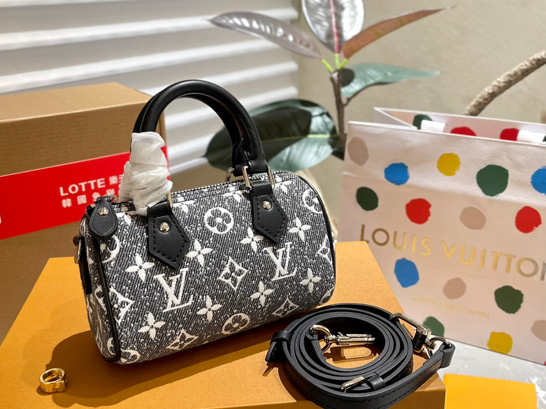 【ルイヴィトン】どんなコーデにも♪ナノスピーディー ハンドバッグ