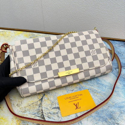 【ルイヴィトン】Favoriteミディアムバッグ 2WAY仕様 洗練された定番デザイン