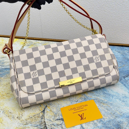 【ルイヴィトン】Favoriteミディアムバッグ 2WAY仕様 洗練された定番デザイン