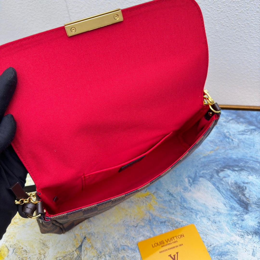 【ルイヴィトン】Favoriteミディアムバッグ 2WAY仕様 洗練された定番デザイン