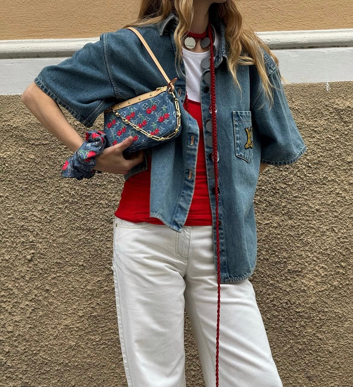 【ルイヴィトン】25SS♪村上隆コラボ♪チェリー ショルダーバッグ