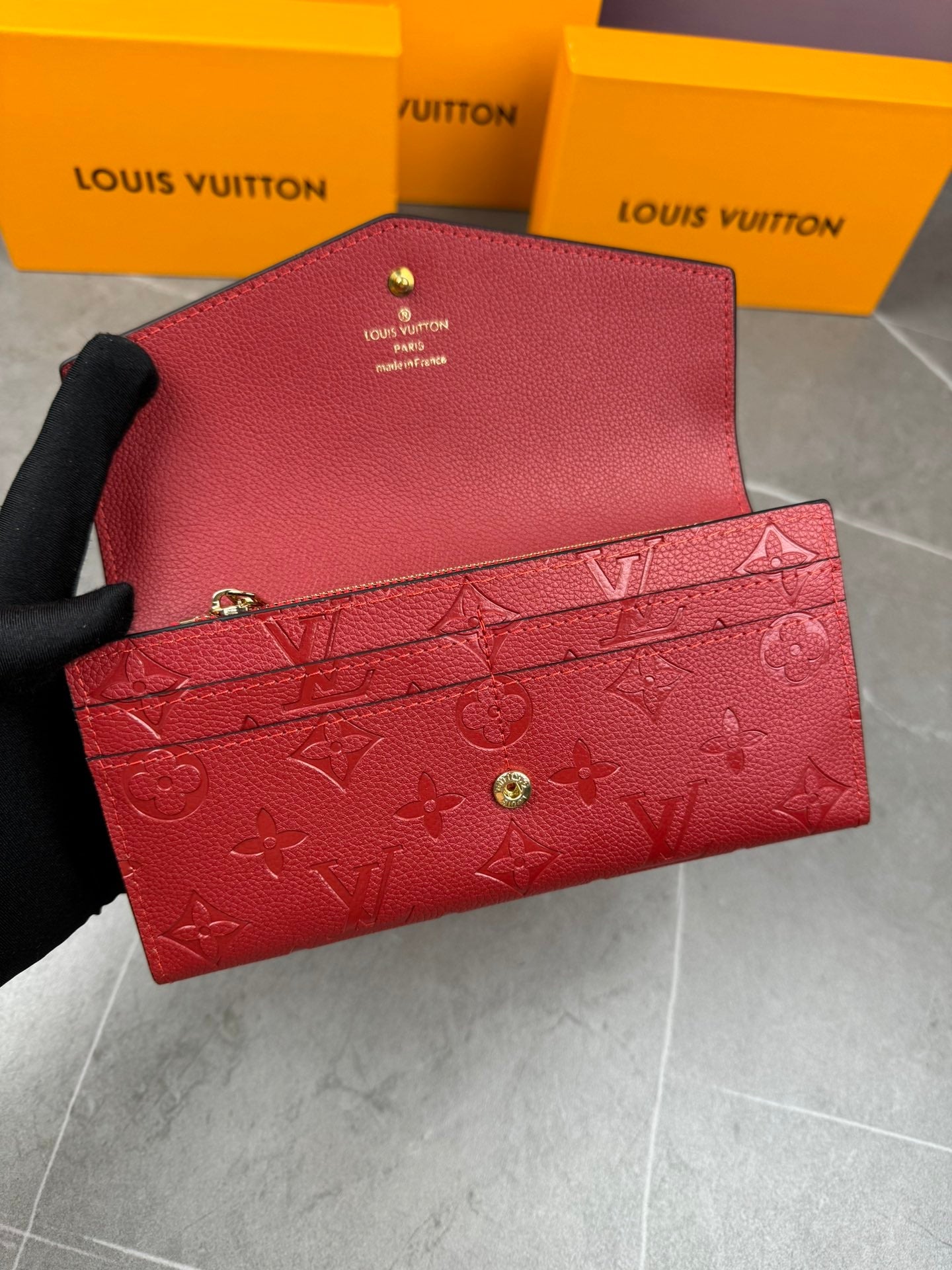 【ルイヴィトン】ダイヤモンド柄長財布 内部工夫 4カラー 在庫わずか