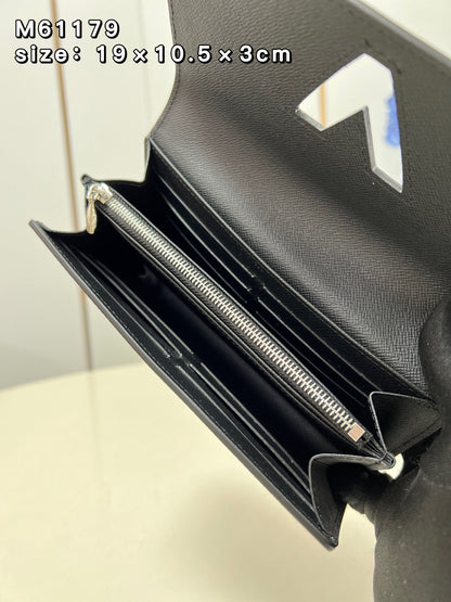 【ルイヴィトン】洗練デザイン限定★希少色あり★ツイスト長財布