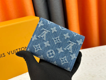 【ルイ・ヴィトン】☆デニム好きにはたまらない☆三つ折り財布 M82959