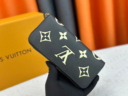 【ルイ・ヴィトン】上品なバイカラーがお洒落♪ 長財布 優れたデザインM82338