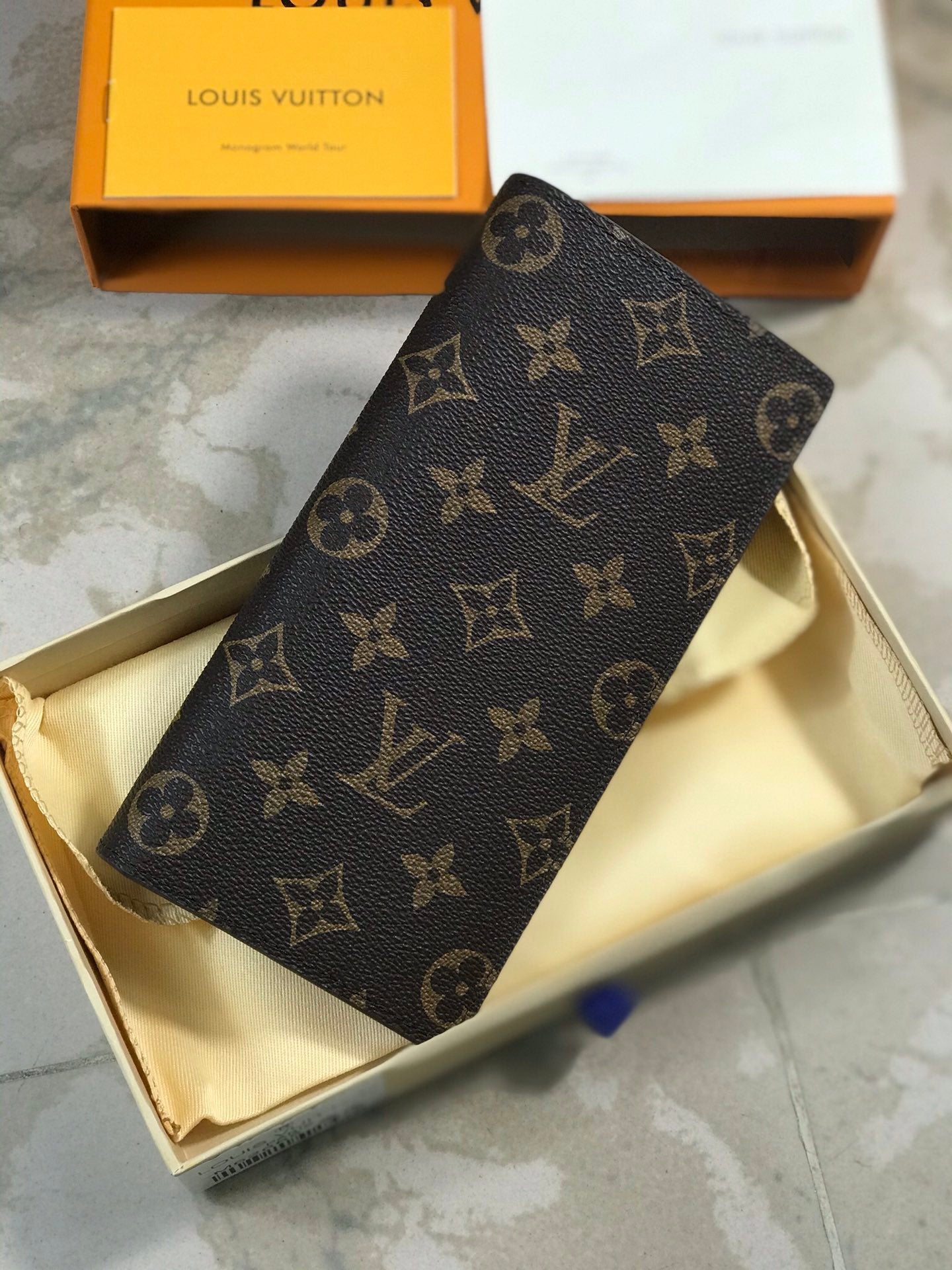 【ルイヴィトン】大人気【BRAZZA】M66540 モノグラム 長財布