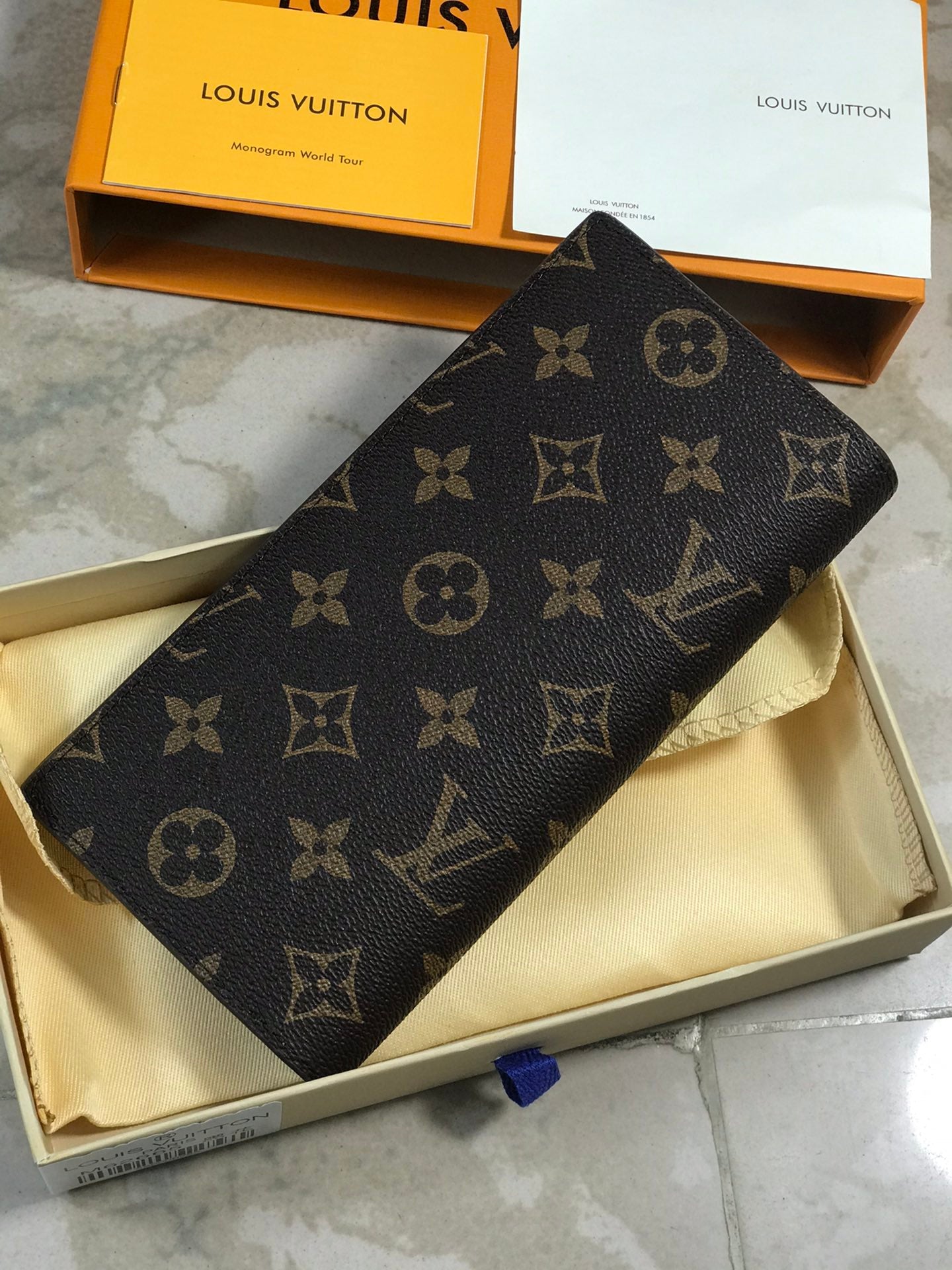 【ルイヴィトン】大人気【BRAZZA】M66540 モノグラム 長財布